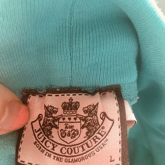Teal/Blue Juicy Couture Shorts. (SOLD) - Picture 3 of 3